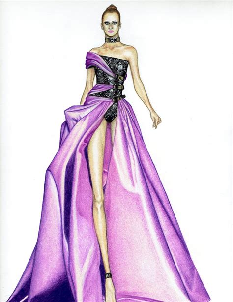 donatella versace fashion line|donatella versace design sketches.